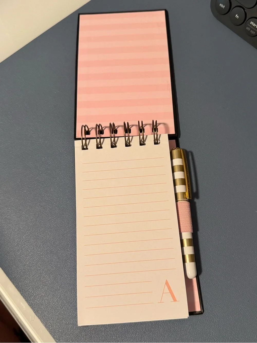 Small notepad and pen